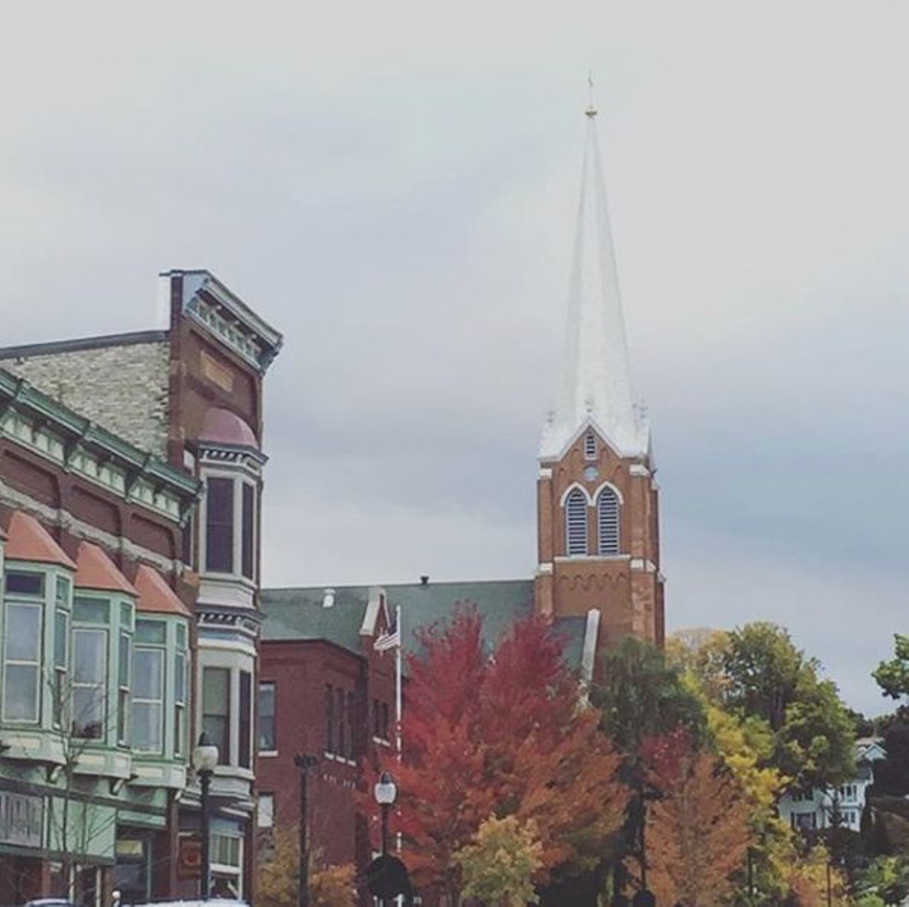 Petoskey
One place you can view the emergence of fall colors is Petoskey. The laid back atmosphere of the city goes perfectly with watching the leaves change. There are also plenty of shops and restaurants to go to enjoy yourself when you&#146;re done. Photo via Instagram user, Jackleena