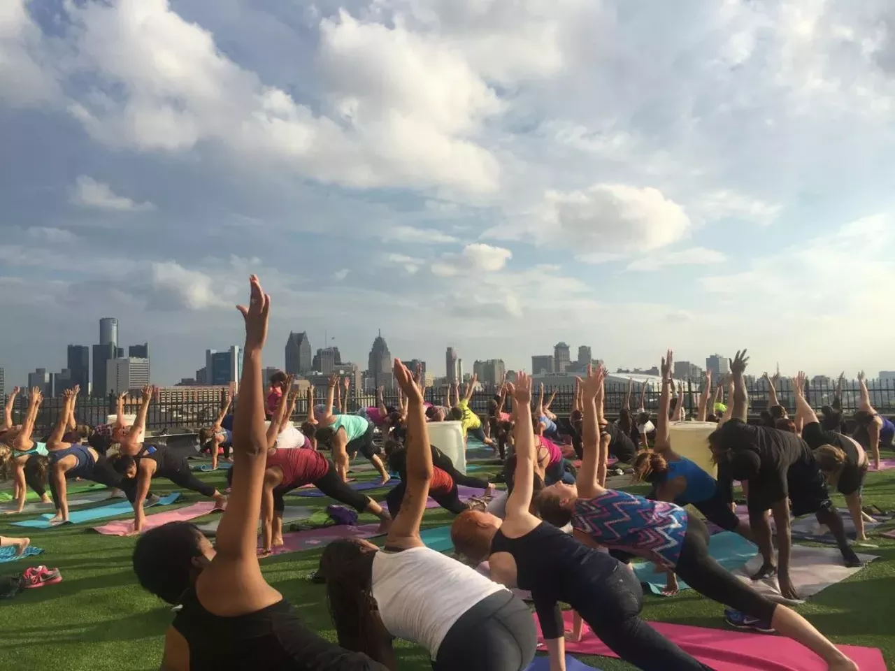 Rooftop Yoga 
Sweat and the city offers a view that will make you want to namaste right there. From the highest rooftop in Eastern Market, you can take in the sights and a deep, healing breath all at once. 
900 Tower + Terrace at Eastern Market; 1551 Winder St., Detroit ;900TowerEB.com
Photo via Facebook