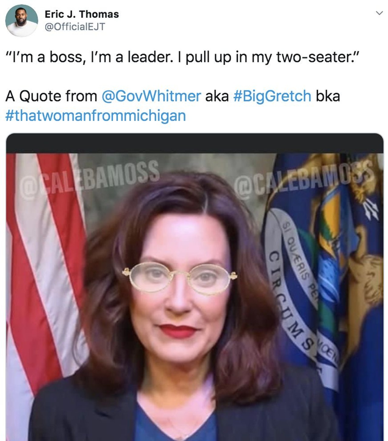The funniest Twitter reactions to 'Big Gretch' &#151;&nbsp;Detroit's new nickname for Gov. Whitmer