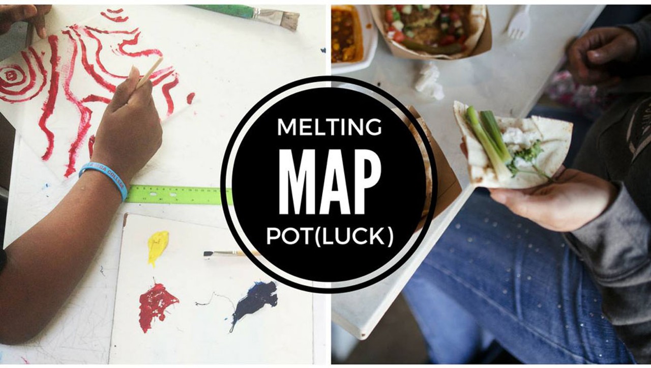 Saturday, 10/15
Melting Map Pot(luck)
@ Arab American National Museum
In conjunction with Peace Meal Kitchen, more FoodLab Detroit businesses, and the Detroit Atlas Collaboration, the Arab American National Museum has a night of food, fun, and culture planned out. Guests will be able to create their own food and memory maps, while bringing in a dish to explain what that aspect of their culture means to them. Guests will learn printmaking skills, as well as more about the ever-growing diversity of Detroit.
Saturday, 10/15; Melting Map Pot(luck) @ Arab American National Museum; The event starts at 5 p.m.; 13624 Michigan Ave., Detroit; arabamericanmuseum.org; tickets are $10 if you wish to just bring a dish and develop a food map; tickets are $20 if you want to bring a dish and participate in the drawing stations, letterpress, printmaking, and map creation.