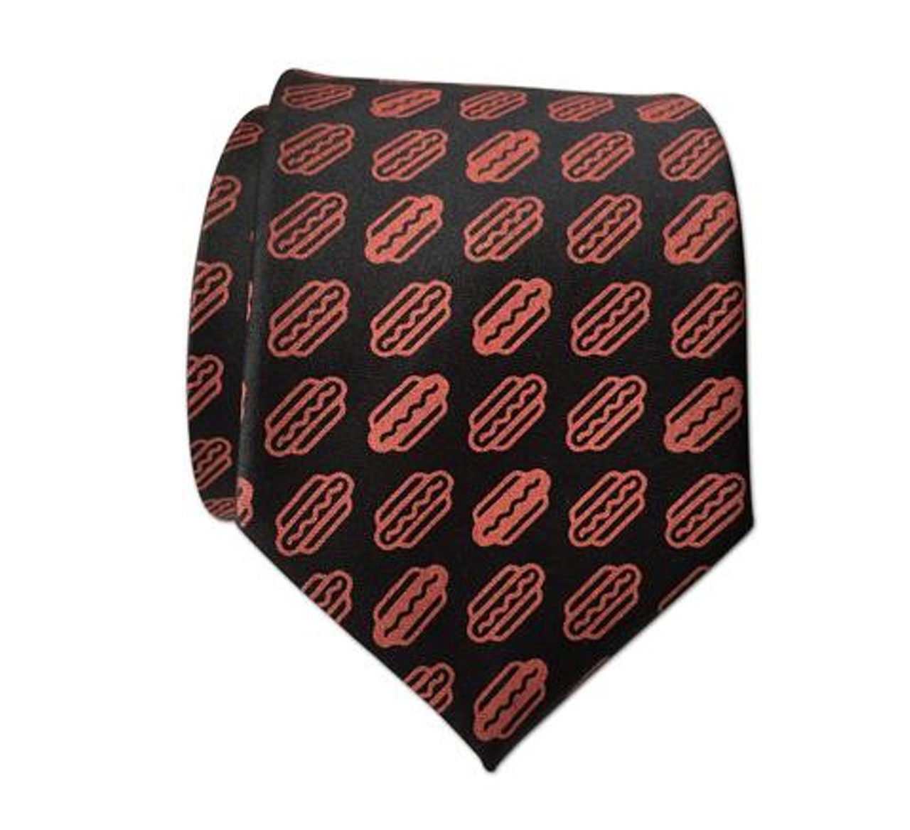 Hot Dog Party printed necktie, $36.