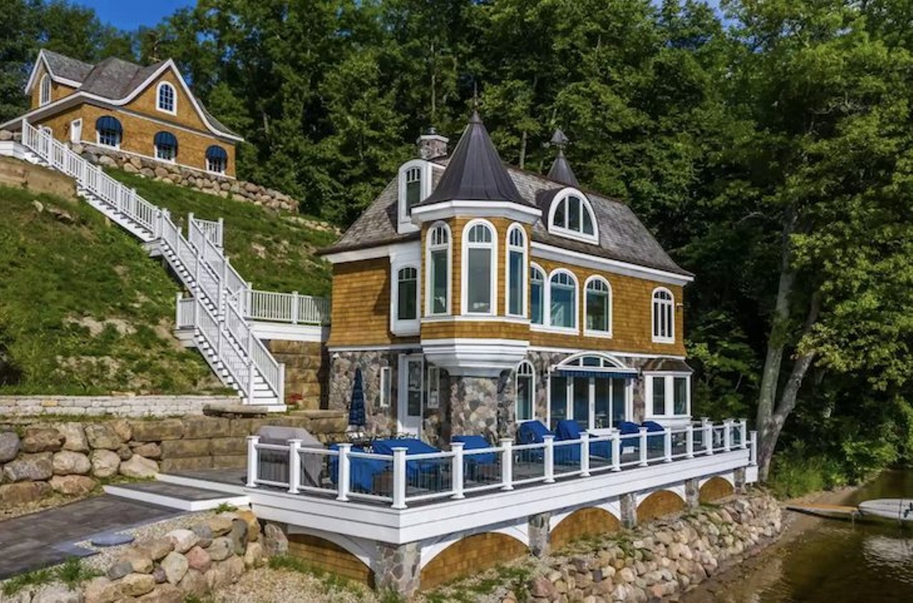 The only house on Michigan's Treasure Island is for sale