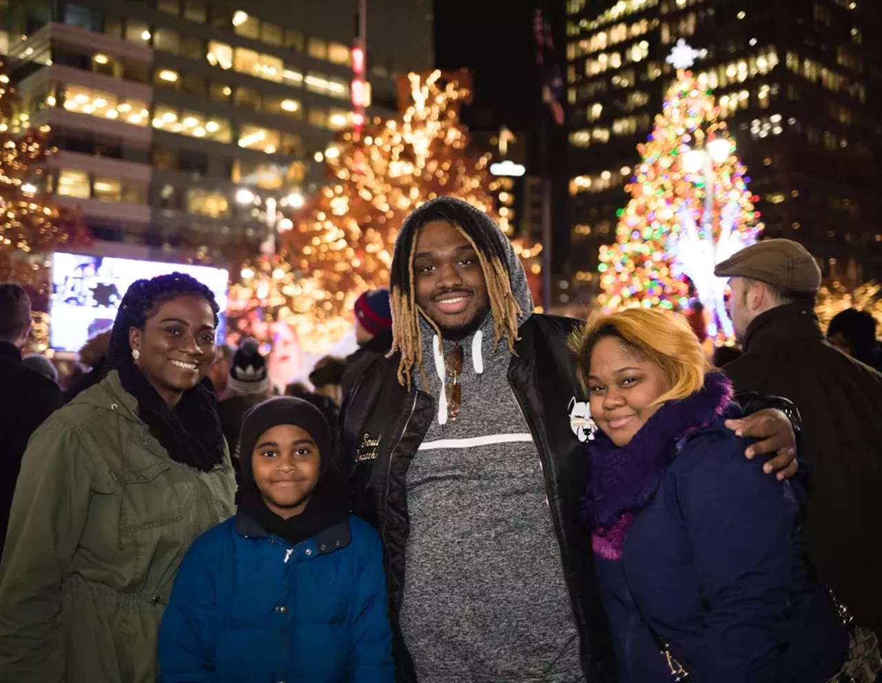 Photos from the Detroit Christmas Tree Lighting in Campus Martius