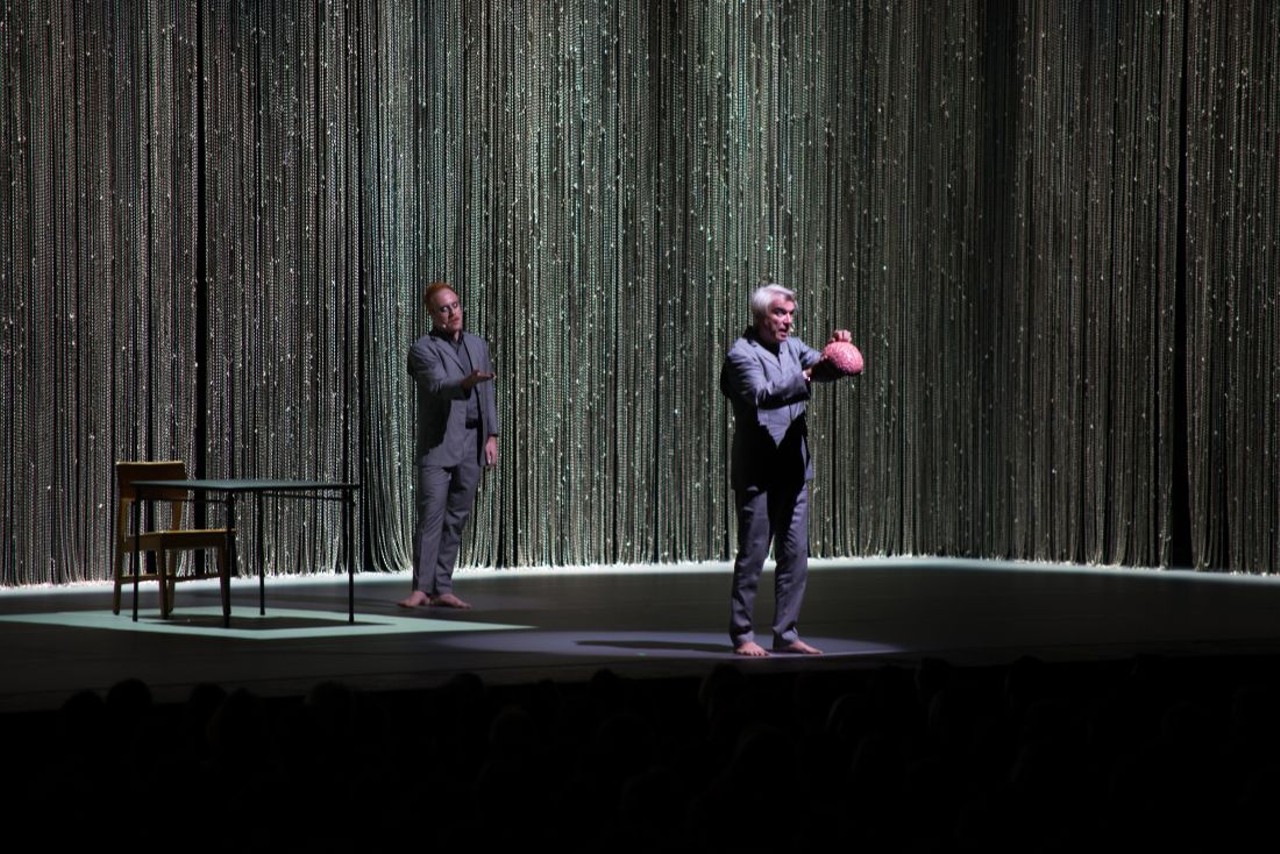 David Byrne bared his brain at the Fox Theatre