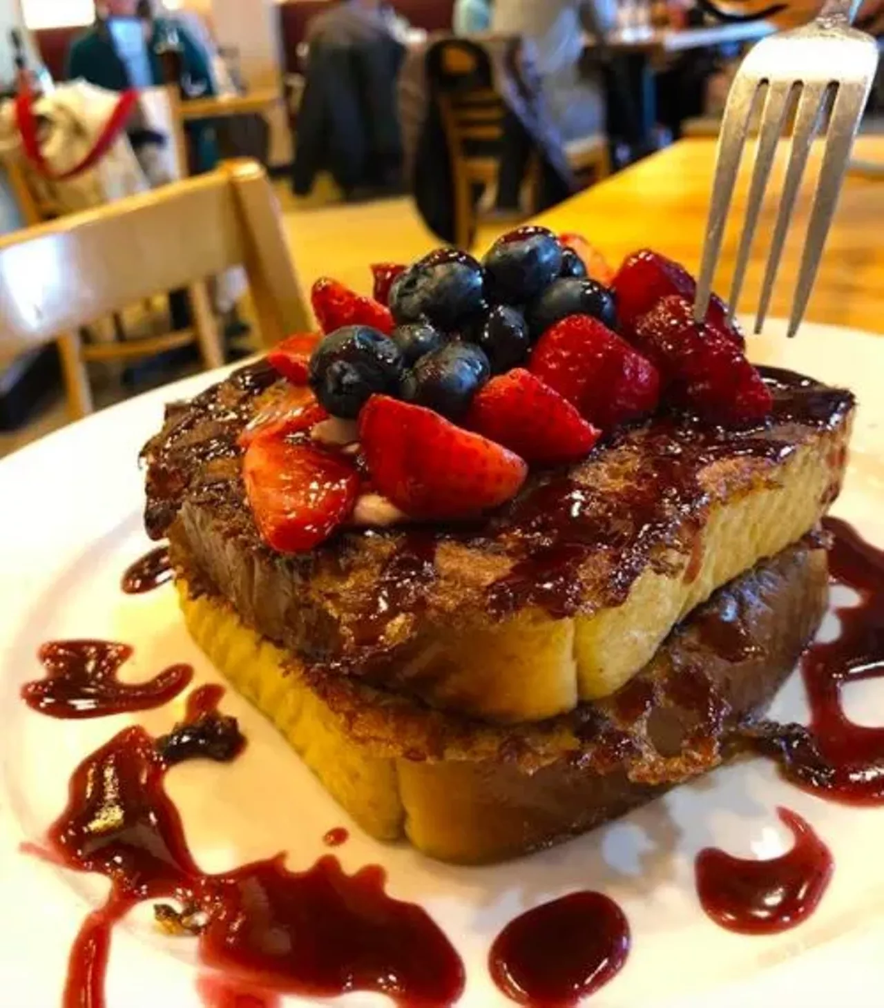 Hudson Cafe
1241 Woodward Ave., Detroit; 313-237-10001
This breakfast and lunch joint is a staple in downtown Detroit. Get mile-high stacks of French toast and pancakes or savory eggs dishes here, plus lunch options like a classic Maurice salad.
Photo via Instagram user @dennisdlin