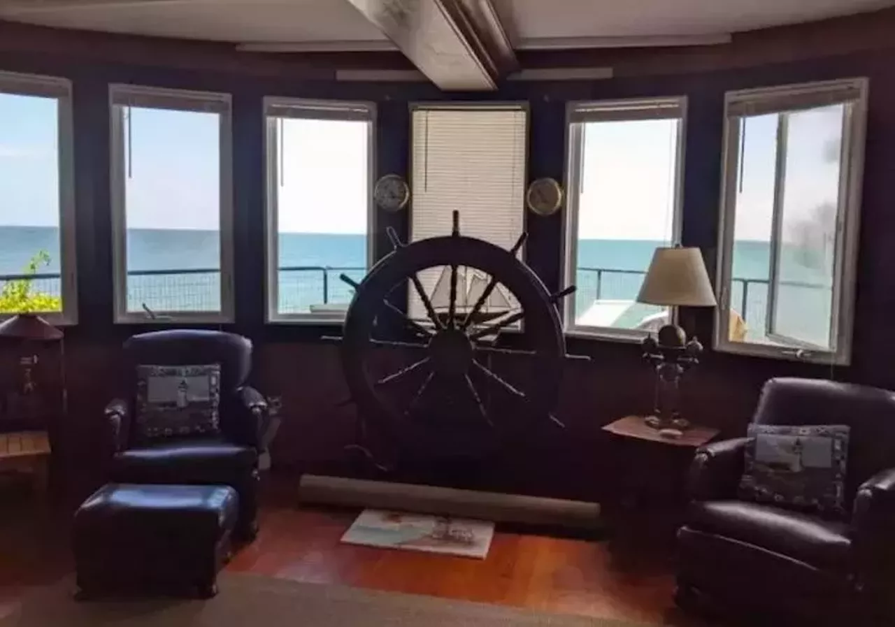 A literal boat house is for sale in Northern Michigan for $750K