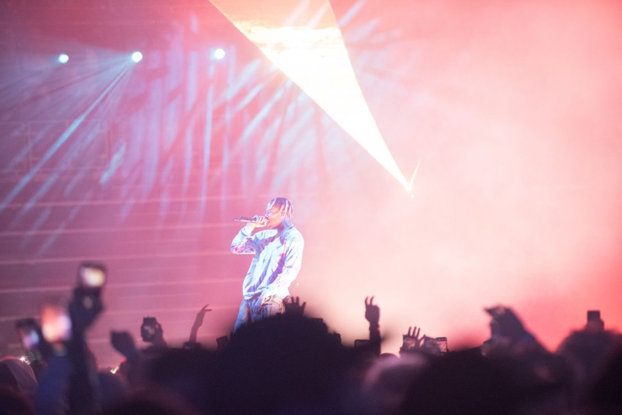 See how Travis Scott's sold-out show turned Little Caesars Arena into 'Astroworld'