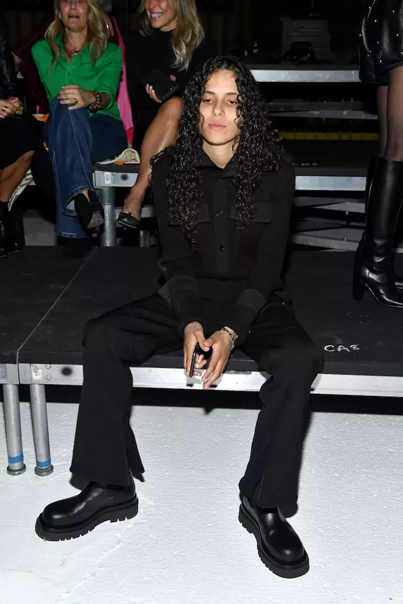 DETROIT, MICHIGAN - OCTOBER 21: 070 Shake attends the Bottega Veneta Salon 03 Presentation at Michigan Theater on October 21, 2021 in Detroit, Michigan. (Photo by Craig Barritt/Getty Images for Bottega Veneta)