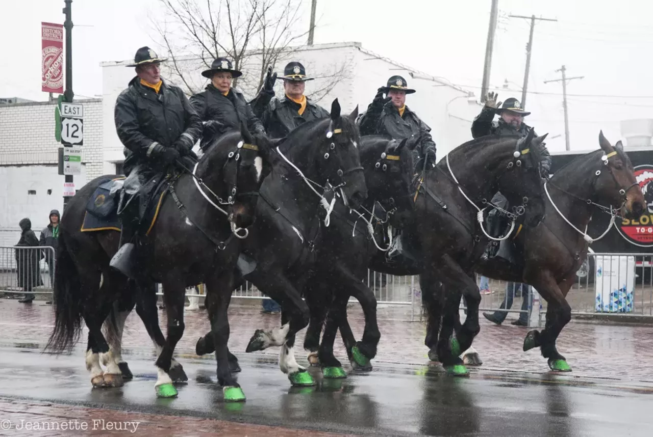41 wet and wild photos from the Corktown St. Patrick's Day Parade