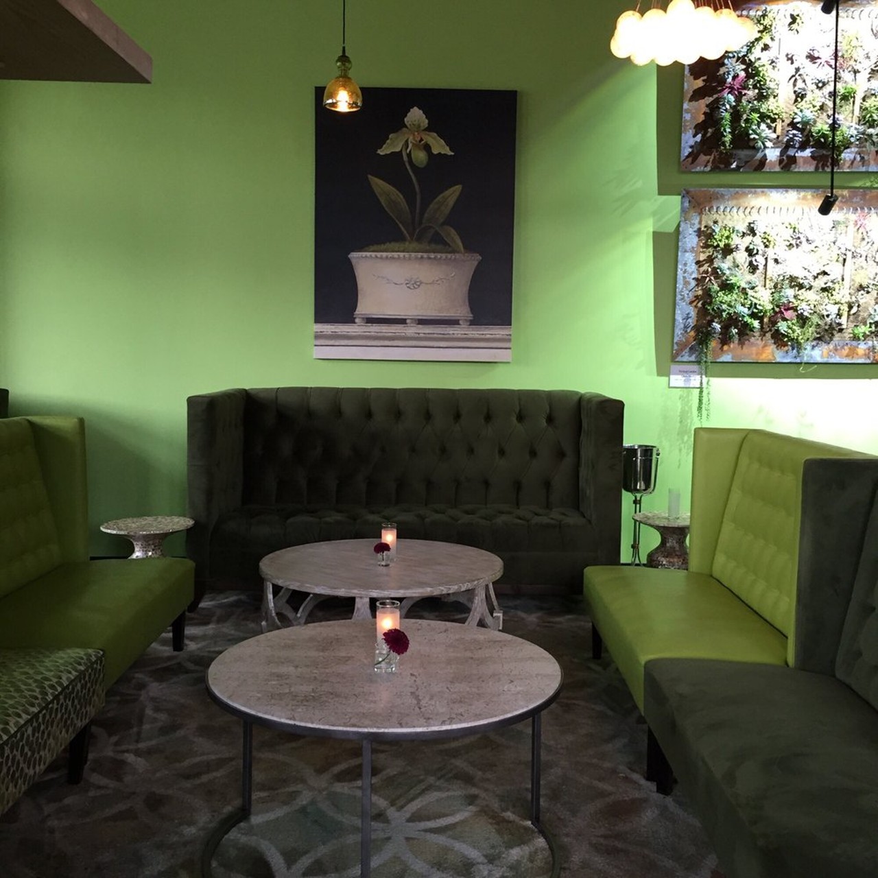 Chartreuse - 15 E. Kirby St. Ste D, New American cuisine with botanical d&eacute;cor (photo by MyThy H./Yelp).