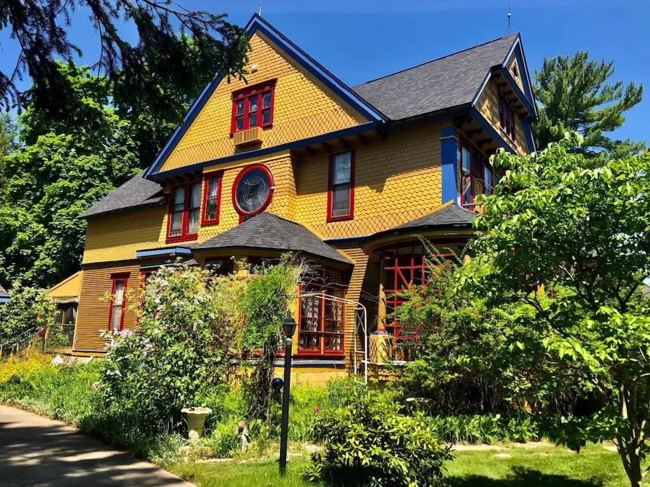 This historic 1896 Victorian home in Gaylord is 425k and is basically