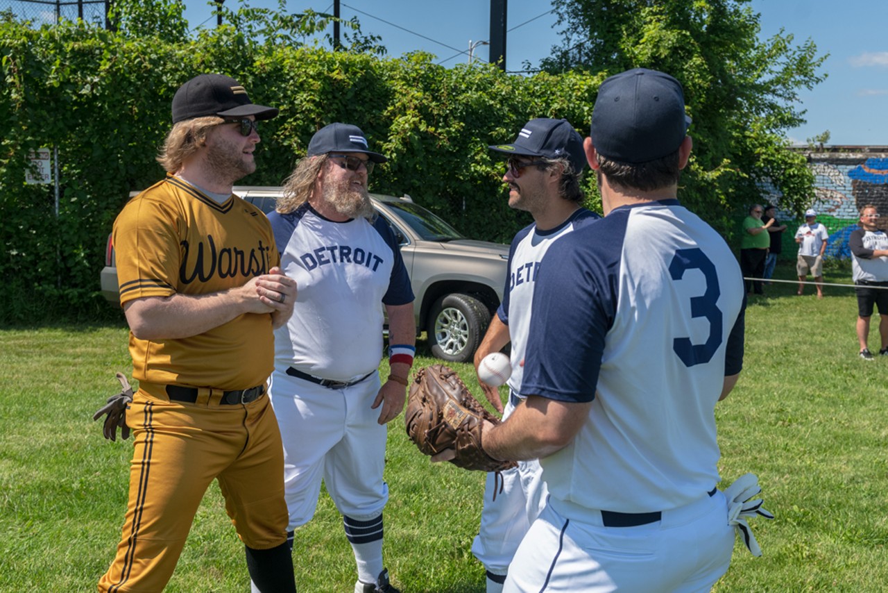 Jack White brings big-league presence to baseball game in Hamtramck