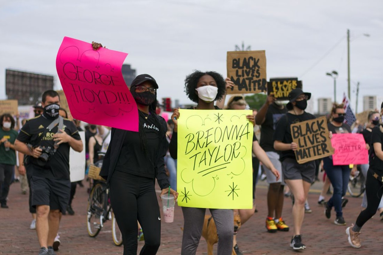 Everything we saw at the Black Lives Matter protest in Detroit on Monday, June 1