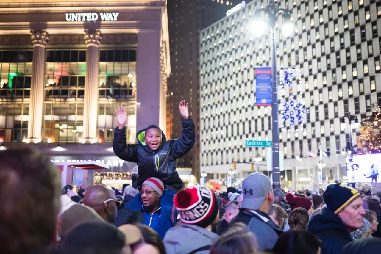 Photos from the Detroit Christmas Tree Lighting in Campus Martius