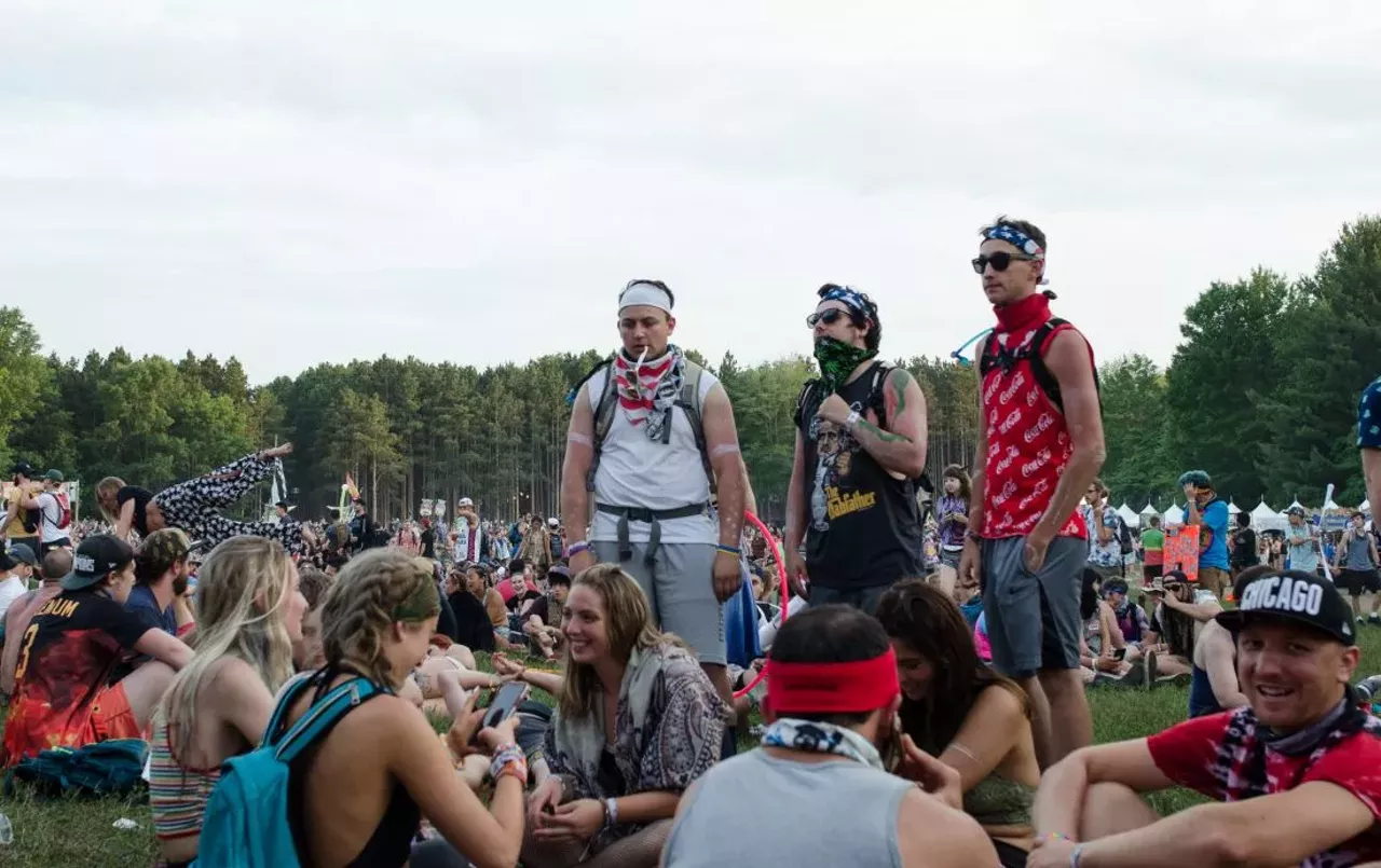 All the beautiful people we saw at day 1 of Electric Forest