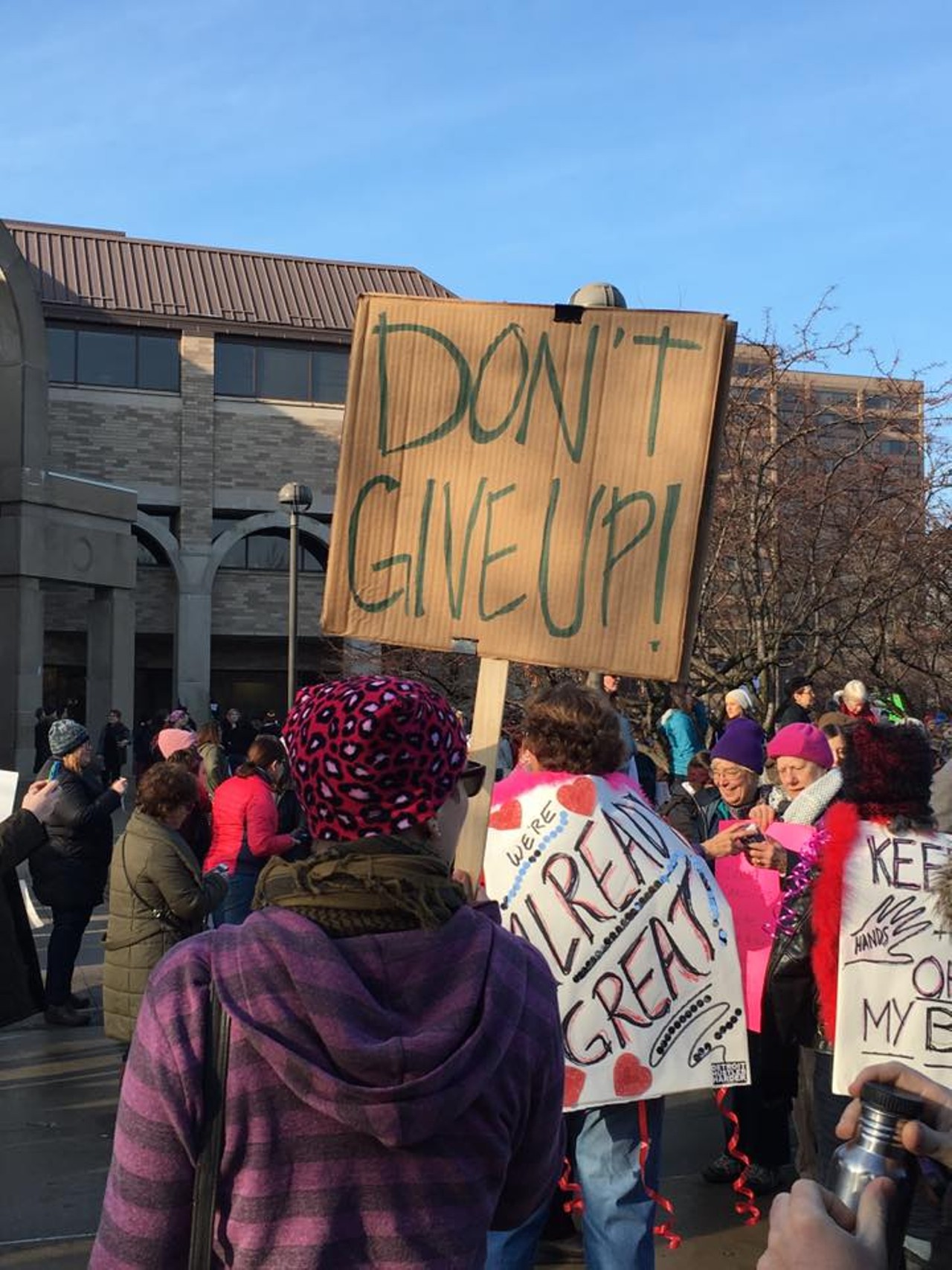 42 powerful photos from the Women's March on Detroit