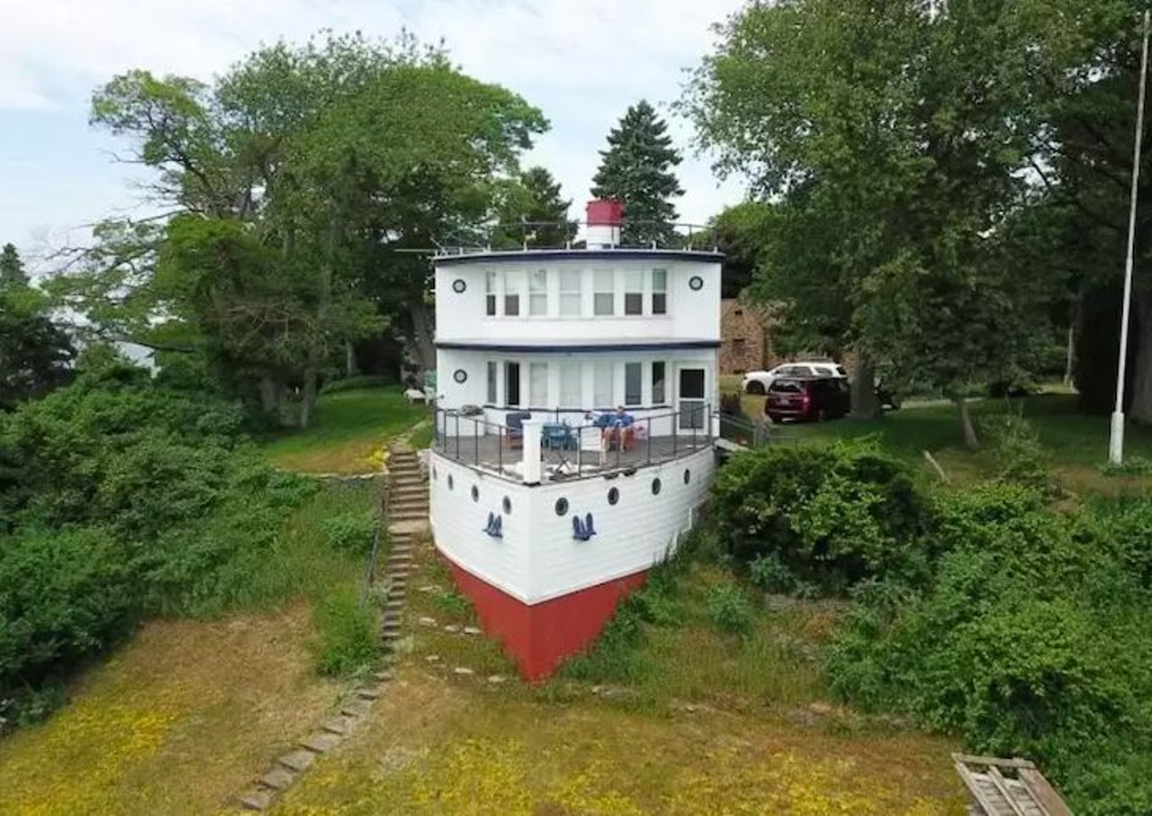 A literal boat house is for sale in Northern Michigan for $750K