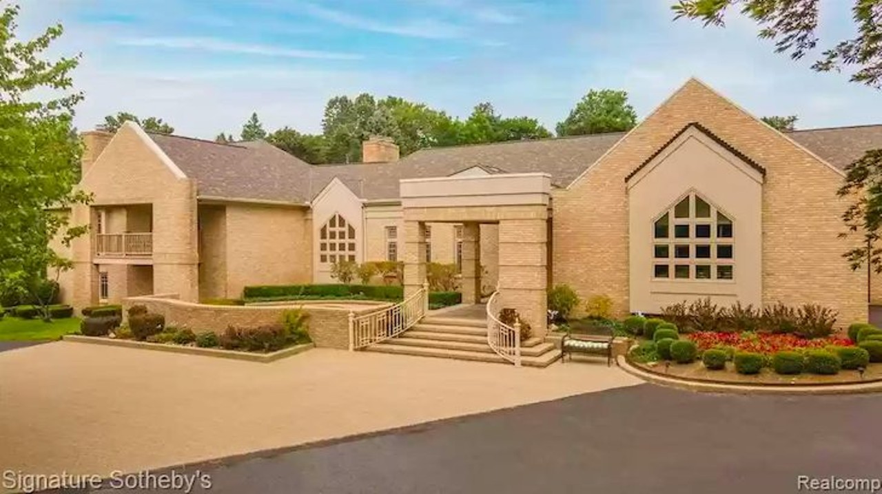 This $4.2 million Michigan mansion has an indoor basketball court