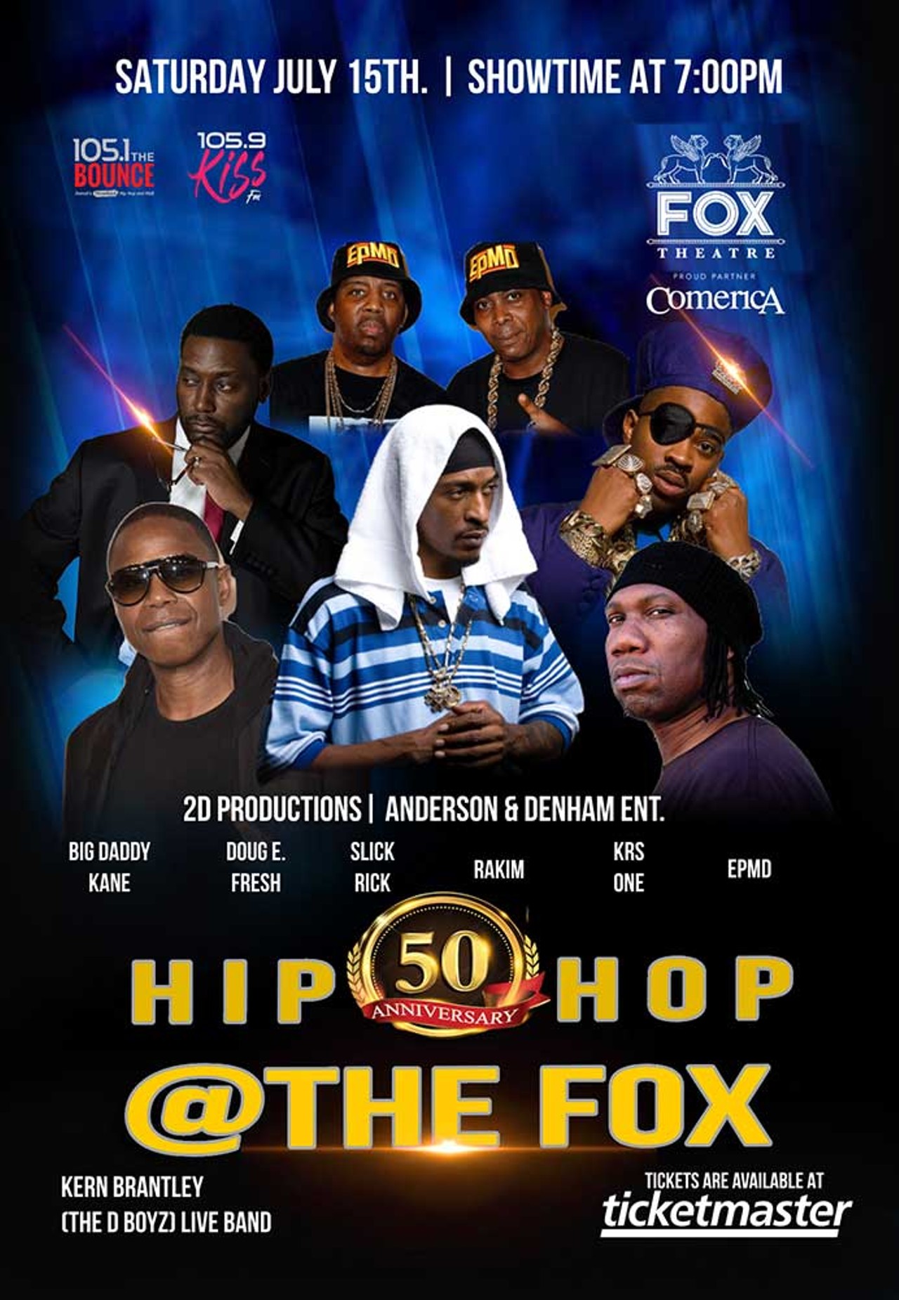 105.1 The Bounce presents Hip Hop 50th Anniversary | Fox Theatre | Live ...