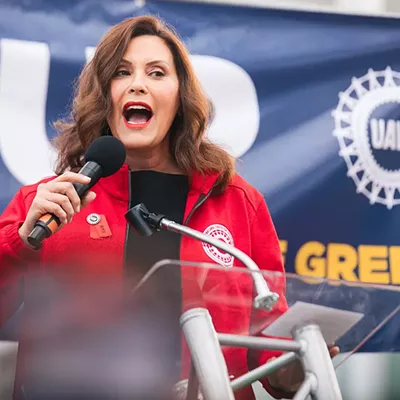 Image: UAW workers rally in support of historic strike in Detroit