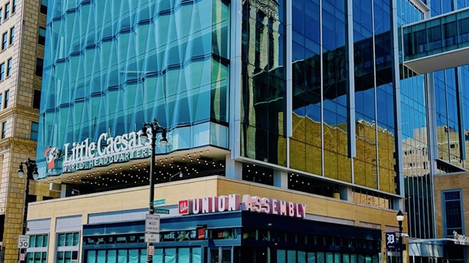Union Assembly's restaurant at the Little Caesars Headquarters.