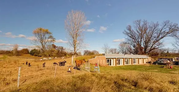 Image: Unique buried ‘earth shelter’ house hits market in Michigan