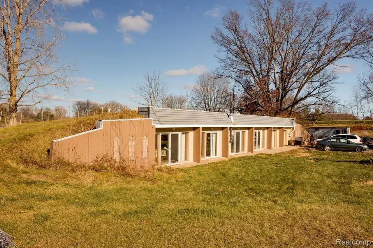 Image: Unique buried ‘earth shelter’ house hits market in Michigan