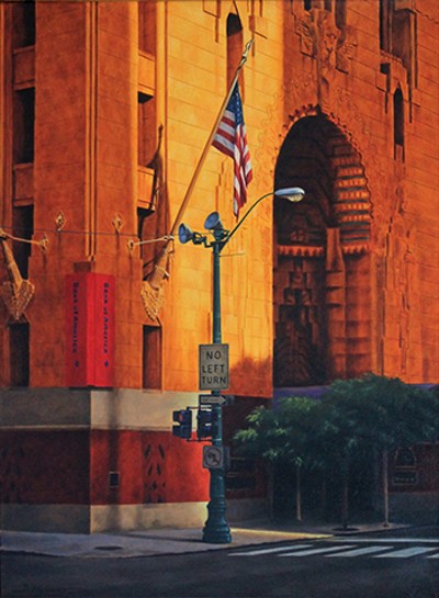 Guardian Building by Dale Alcocer, oil on canvas