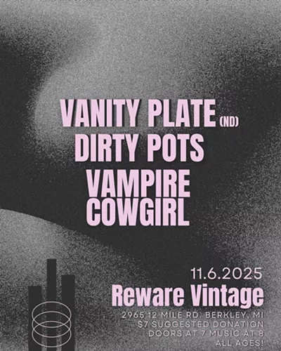 Vanity Plate Flier