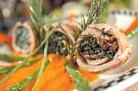 Veal Rolletini, which is veal stuffed with spinach, sun-dried tomatoes and provolone cheese. - MT photo: Rob Widdis