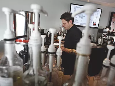 Jim Culliton prepares an espresso at Torino Espresso + Bar in Ferndale.