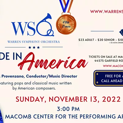 Image: Warren Symphony Orchestra Kicks Off 49th Season with “Made in America” Concert on November 13