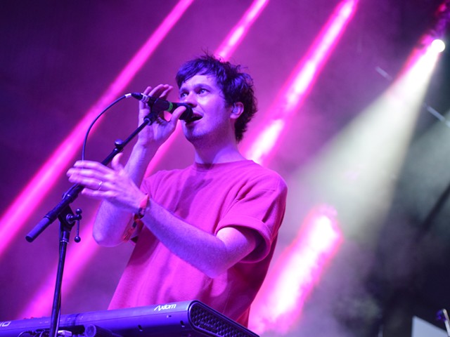 Washed Out performing in July 2016.