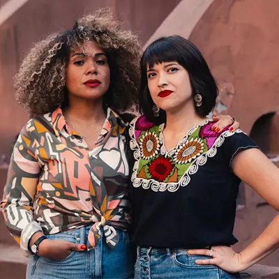 Claudia De la Cruz (left) and Karina Garcia (right).