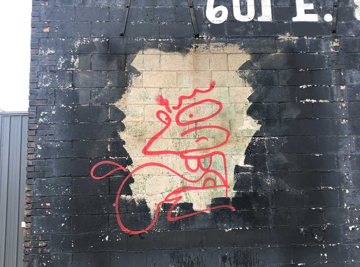 A mystery man is spraying Beavis and Butt-Head characters across Detroit.