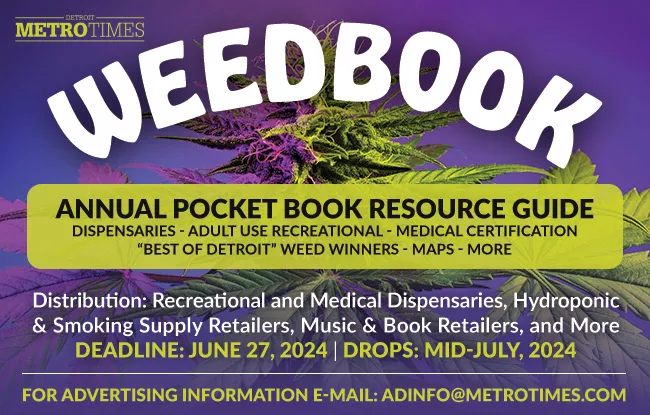 Advertise in Metro Times WeedBook