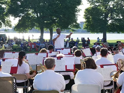 Music on Belle Isle brings jazz and concert bands to perform at Sunset Point every Wednesday.