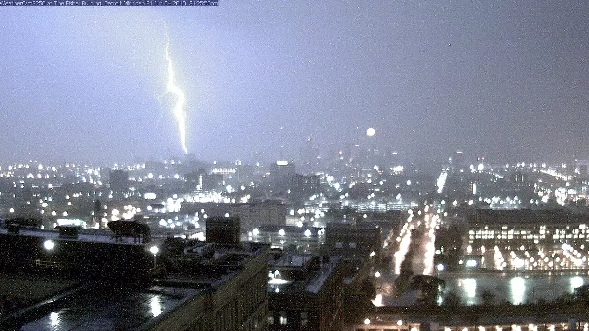 Image: What an artist learned filming Detroit weather for a year