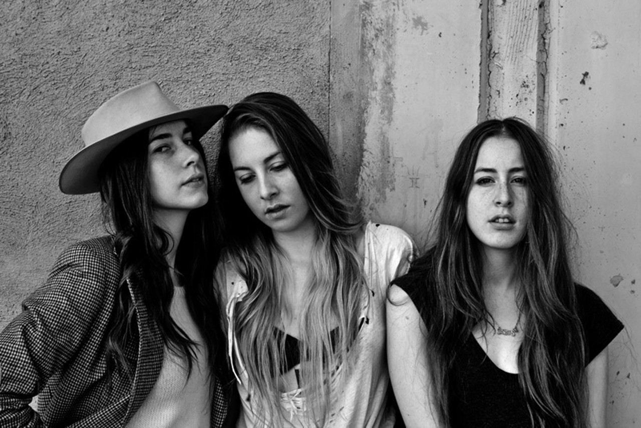 Haim- West Bloomfield
LA rock trio and sister act Haim are tall, have long middle-parted hair, and look like they walked out of an swanky Topshop at all times. Plus, their Jewish heritage helps, too. They would fit in nicely with West Bloomfield. (Photo via Wikimedia Commons)