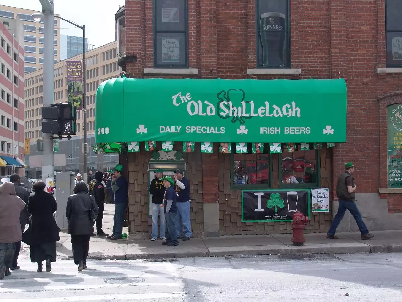 Old Shillelagh 349 Monroe St., Detroit; oldshillelagh.com This bar, which has been voted Best Irish Pub in the Metro Times Best of Detroit reader's poll, will start its Opening Day party at 8 a.m. There will be food, live music, DJs, and a free shuttle to and from Comerica Park. It's a classic and its mellow vibe is great for sipping on brews and watching sports.