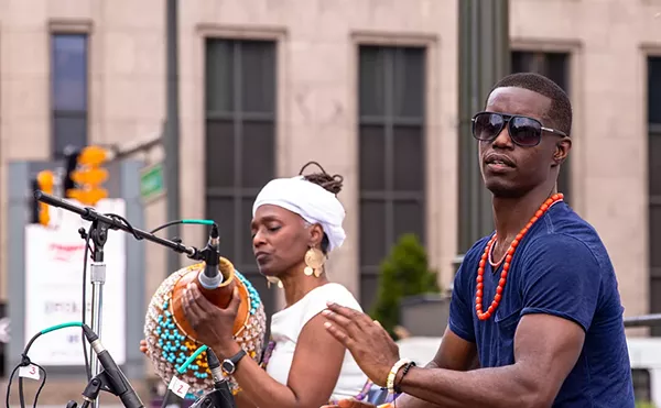 Drummers celebrating Detroit’s first official Juneteenth festivities in 2019.