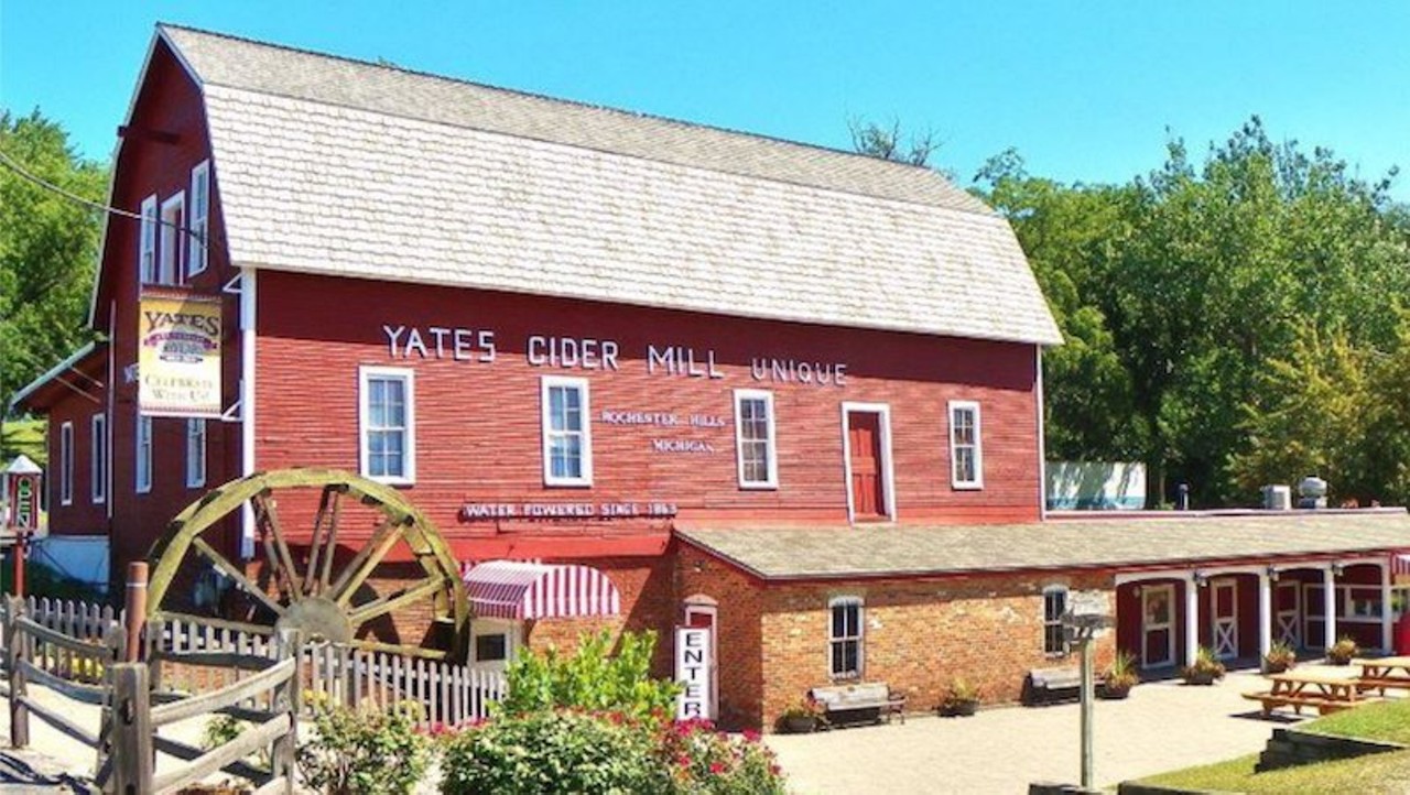 Yates Cider Mill
1950 E. Avon Rd., Rochester; 248-651-8300; yatescidermill.com
Yates Cider Mill just gets it. They sell cider, ice cream, baked goods, and more.