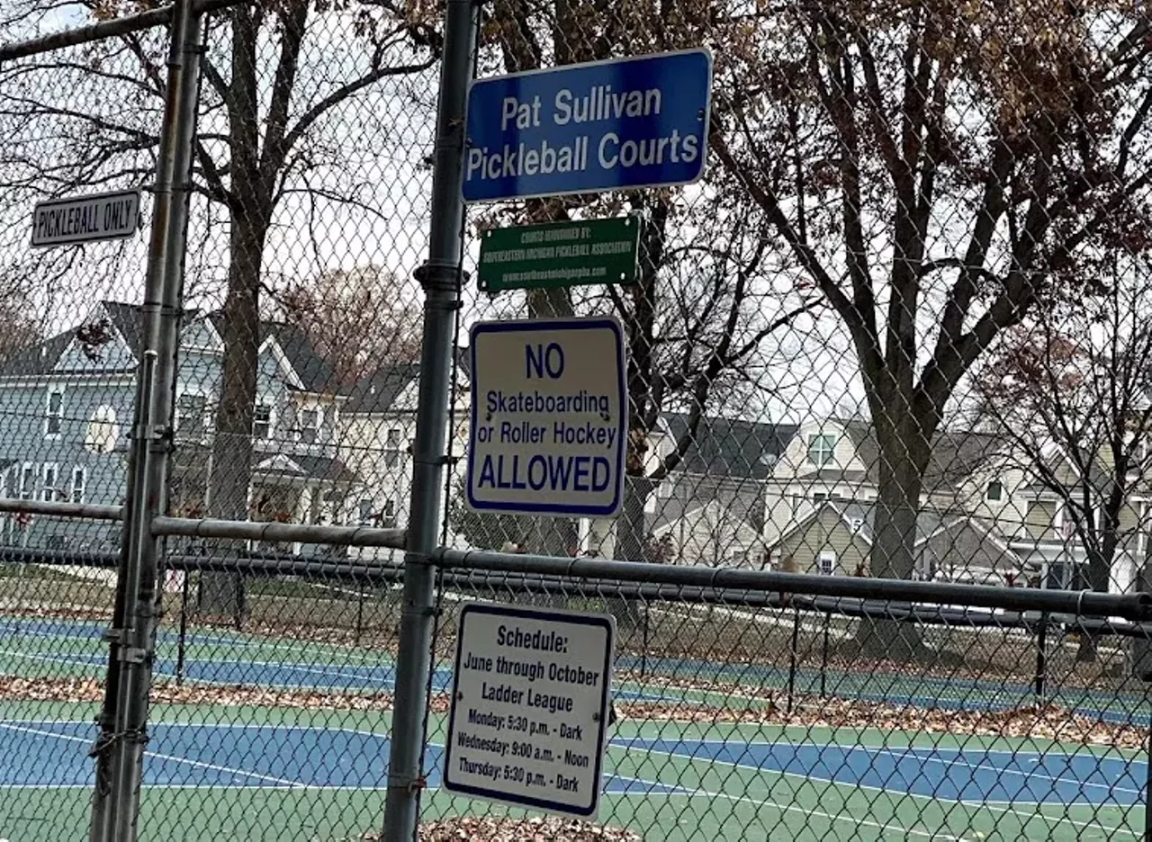 Whittier Park Farnum & Alexander, Royal Oak; 248-246-3000; romi.gov One of the most popular outdoor pickleball spots in metro Detroit is Whittier Park, which has eight open courts from 9 a.m. to 8 p.m. when the weather is warm.