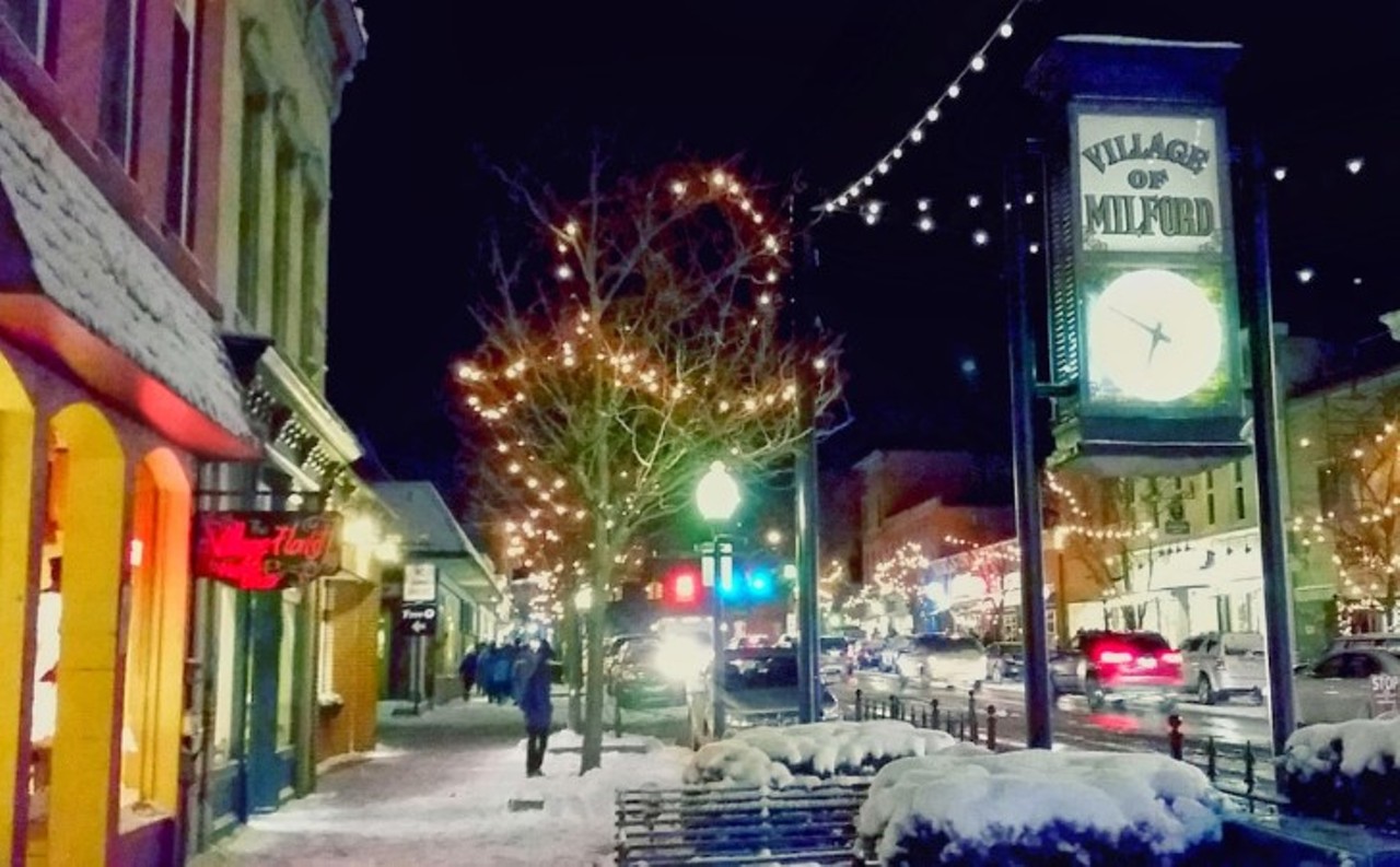 Downtown Milford
Main Street, Milford, MI 4838
The small town of Milford transforms its downtown area into a winter wonderland during the holiday season. Each Thursday in December, Milford hosts a &#147;dinner on us&#148; which randomly pays for the meals of dining customers as a reward for shopping local. 
Photo via15 places to see best Christmas Lights in Michigan