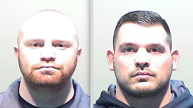 Stephen Heid, left. Ronald Cadez, right.