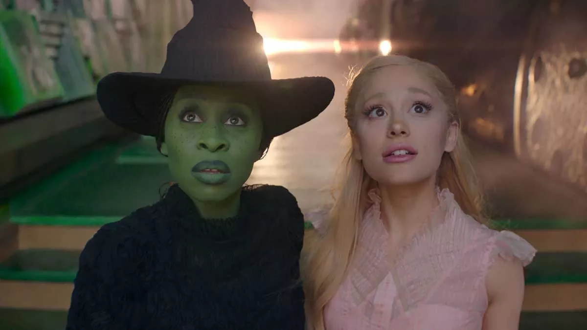 Image: Cynthia Erivo and Ariana Grande star in Wicked, out in theaters now.