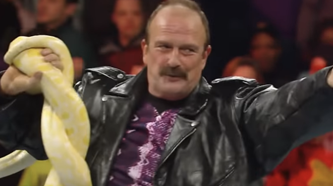 Image: WWE's Jake 'The Snake' Roberts slithers through Detroit with stories beyond the ring