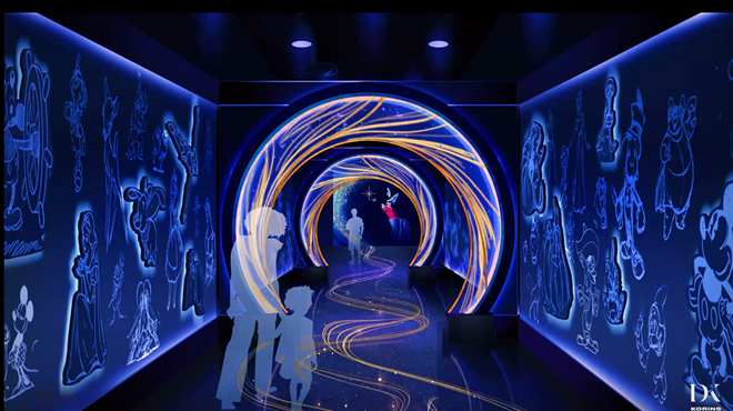 A rendering of the Disney Animation Immersive Experience.