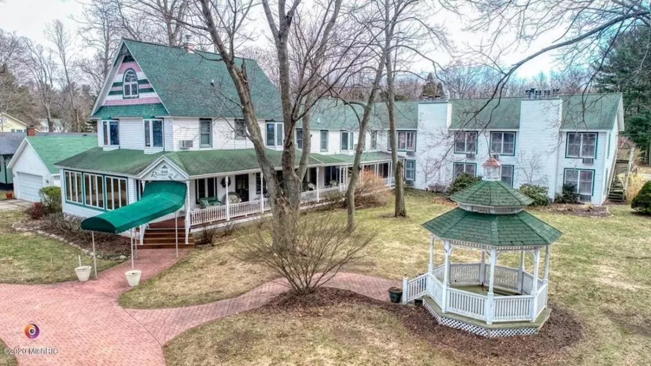 Image: You can buy an entire lakeside bed and breakfast near Saugatuck for $1.9 million