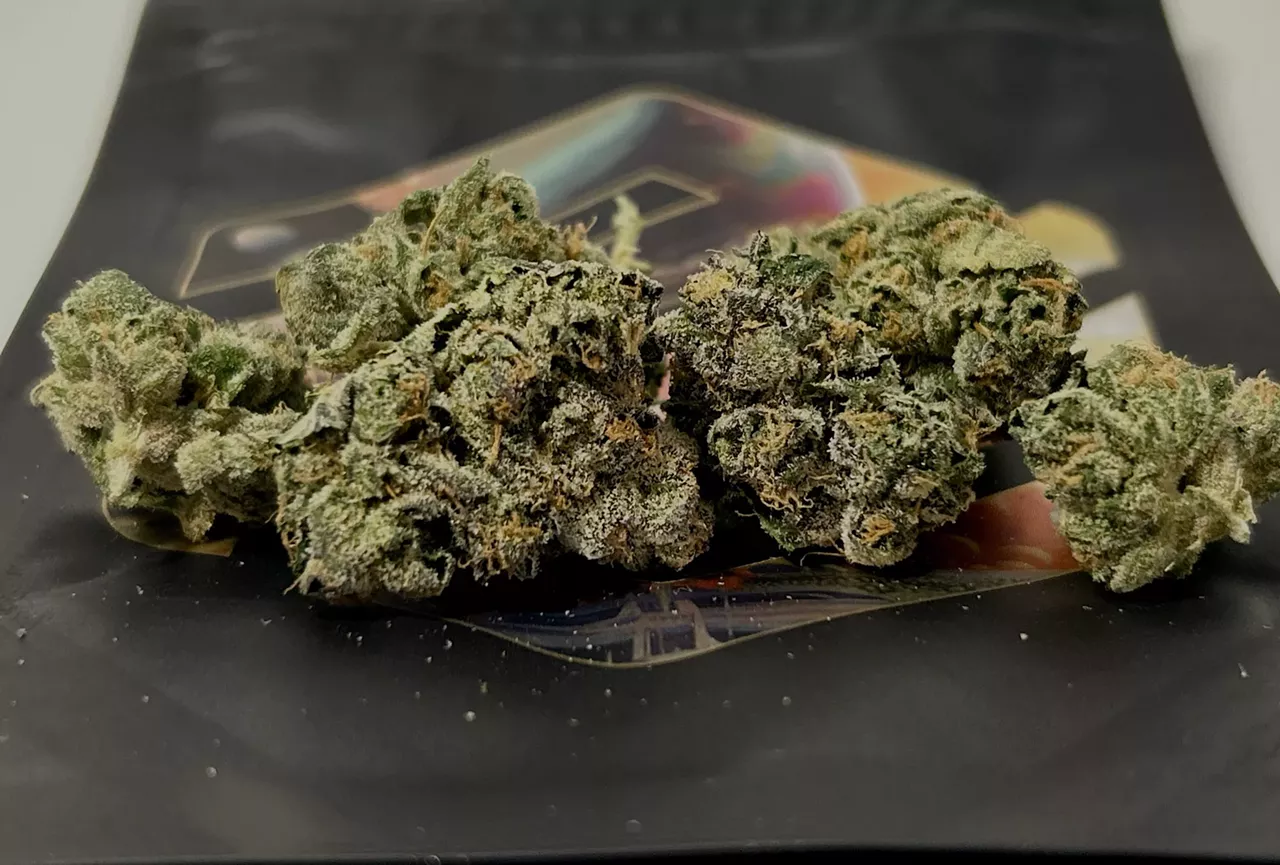For staying cool on the hottest days: Watermelon Zkittlez by Pro Gro is a sweet, fruity hybrid that hits like a splash of cold water on a long, hot day. A cross of Zkittlez and Watermelon, the aroma blends grape candy and fresh watermelon. The high starts with a bright, euphoric lift before settling into a mellow, body-focused calm. It’s refreshing and euphoric and just might be the ideal strain to stay cool. 